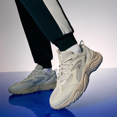 FILA FUSION Conch DX Sneakers 'Beige Grey' T12M311111FOS Sizing FILA FUSION Conch DX Sneakers 'Beige Grey' T12M311111FOS