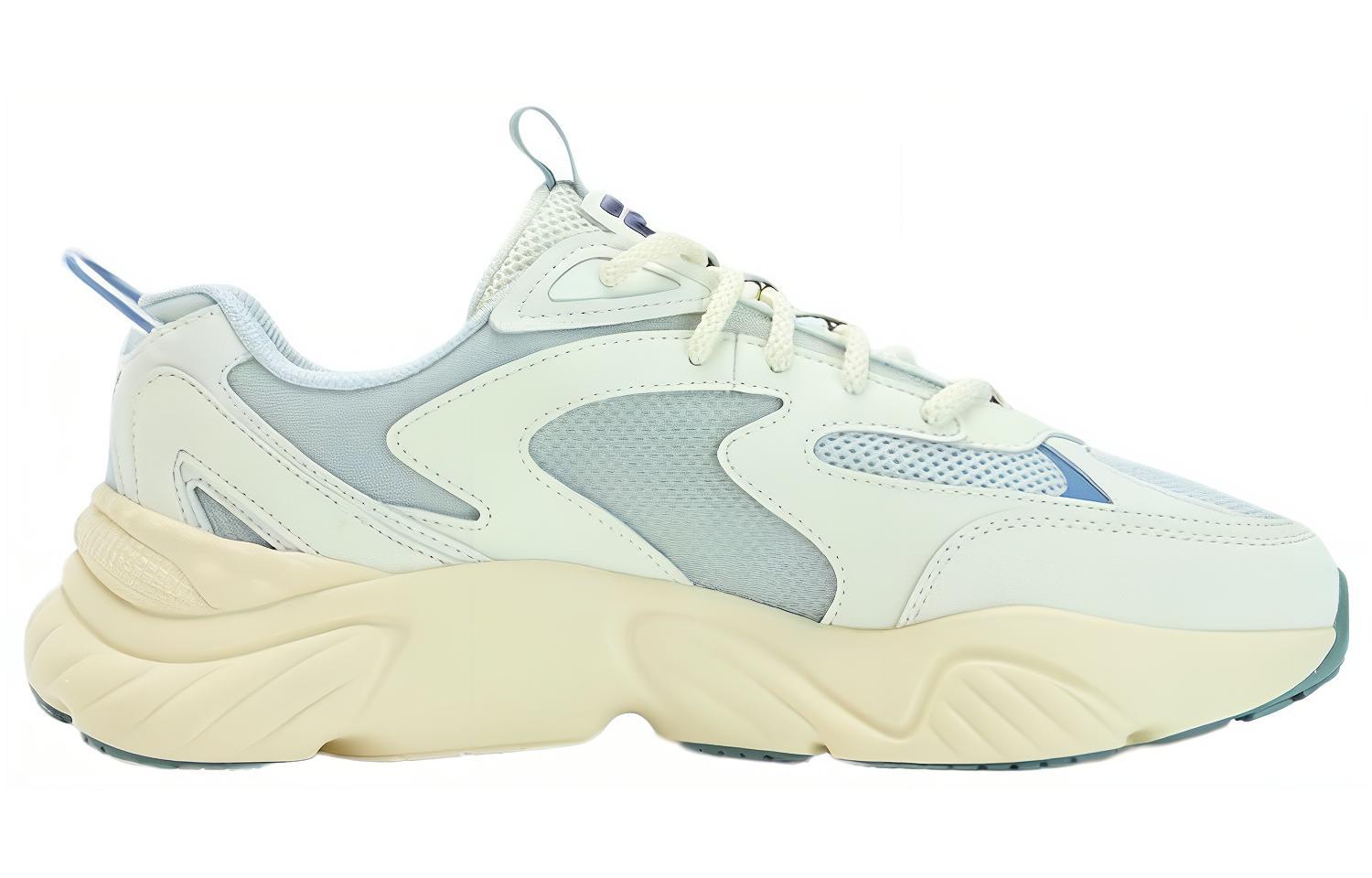 Order FILA FUSION斐樂潮牌 Conch DX 防滑耐磨 低幫 跑步鞋 男款 藍灰