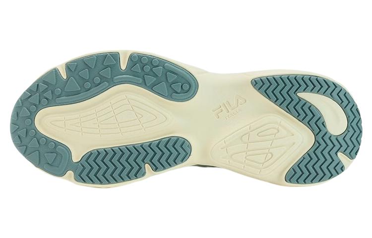 Shop FILA FUSION斐樂潮牌 Conch DX 防滑耐磨 低幫 跑步鞋 男款 藍灰