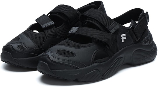 FILA FUSION 贝壳凉鞋‘黑色’ T12M321401FBK Order FILA FUSION 贝壳凉鞋‘黑色’ T12M321401FBK