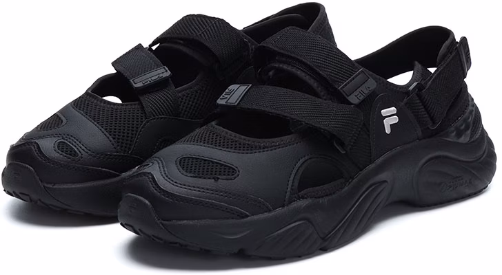 FILA FUSION斐乐潮牌 Conch SANDAL 防滑輕便 運動涼鞋 男款 黑 Order FILA FUSION斐乐潮牌 Conch SANDAL 防滑輕便 運動涼鞋 男款 黑
