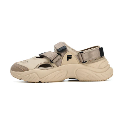 FILA FUSION Conch Sandals 'Beige Black'