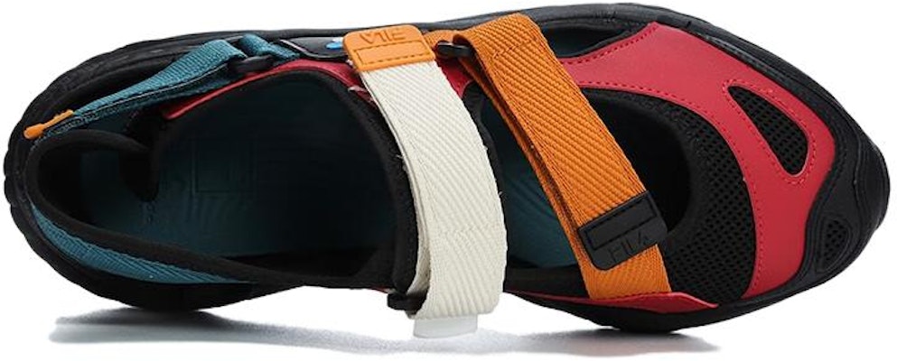 FILA FUSION Conch Sandals Multi 'Black' T12M321401FAB Lookbook FILA FUSION Conch Sandals Multi 'Black' T12M321401FAB