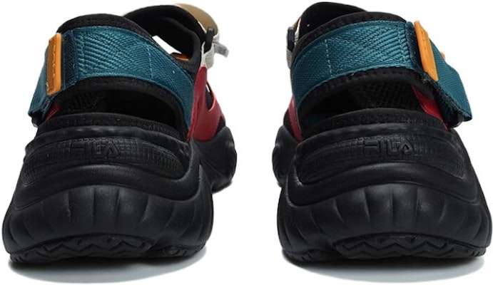 FILA FUSION Conch Sandals Multi 'Black' T12M321401FAB Shop FILA FUSION Conch Sandals Multi 'Black' T12M321401FAB