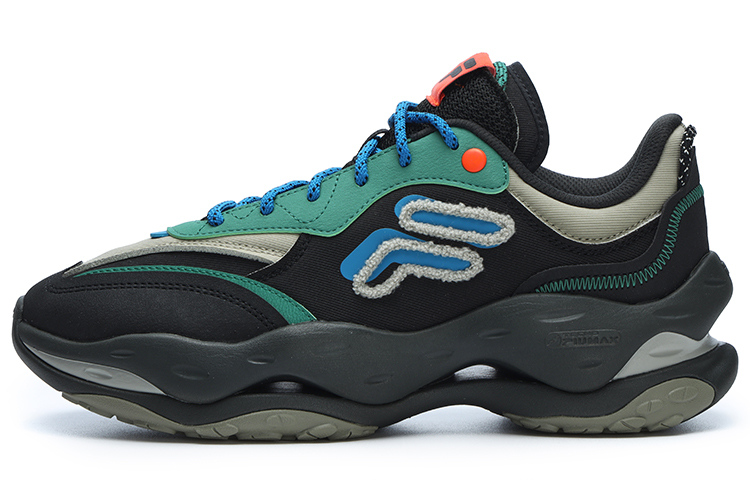 FILA FUSION Daddy Shoes 'Black Green' T12M311103FBF