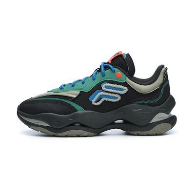 FILA FUSION Daddy Shoes 'Black Green'