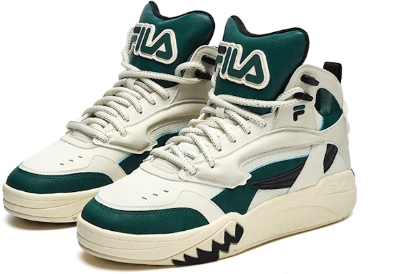 FILA FUSION デスペラード ヴィンテージ (白/緑/黒) T12M243221FPB Order FILA FUSION デスペラード ヴィンテージ (白/緑/黒) T12M243221FPB