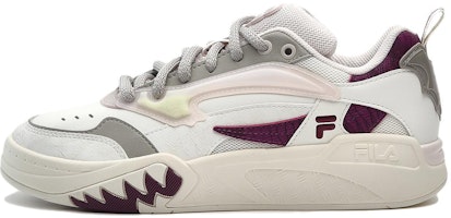 FILA FUSION Desperado Low Top Skate Shoes 'White Grey Red' T12W333203FSD FILA FUSION Desperado Low Top Skate Shoes 'White Grey Red' T12W333203FSD