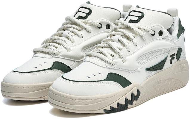FILA FUSION Desperado Vintage Basketbal Shoes 'White Green' T12M313203FPB Order FILA FUSION Desperado Vintage Basketbal Shoes 'White Green' T12M313203FPB