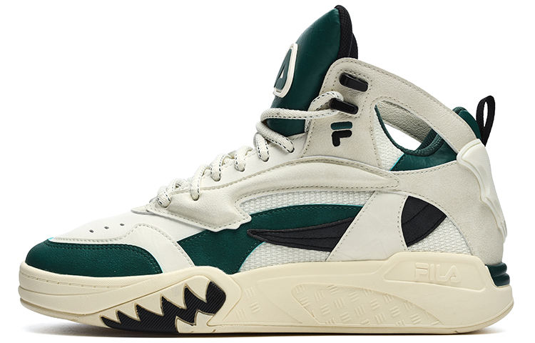 FILA FUSION Desperado Vintage Basketball Shoes 'White Green Black' T12M243221FPB