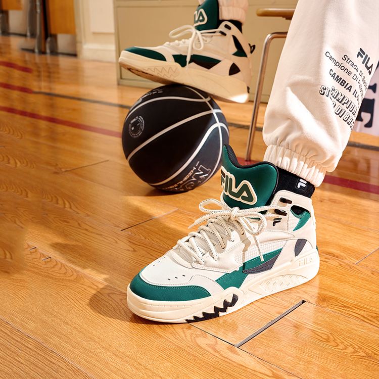 Sizing Chaussures de Basket Vintage FILA FUSION Desperado ''Blanc Vert Noir'' T12M243221FPB