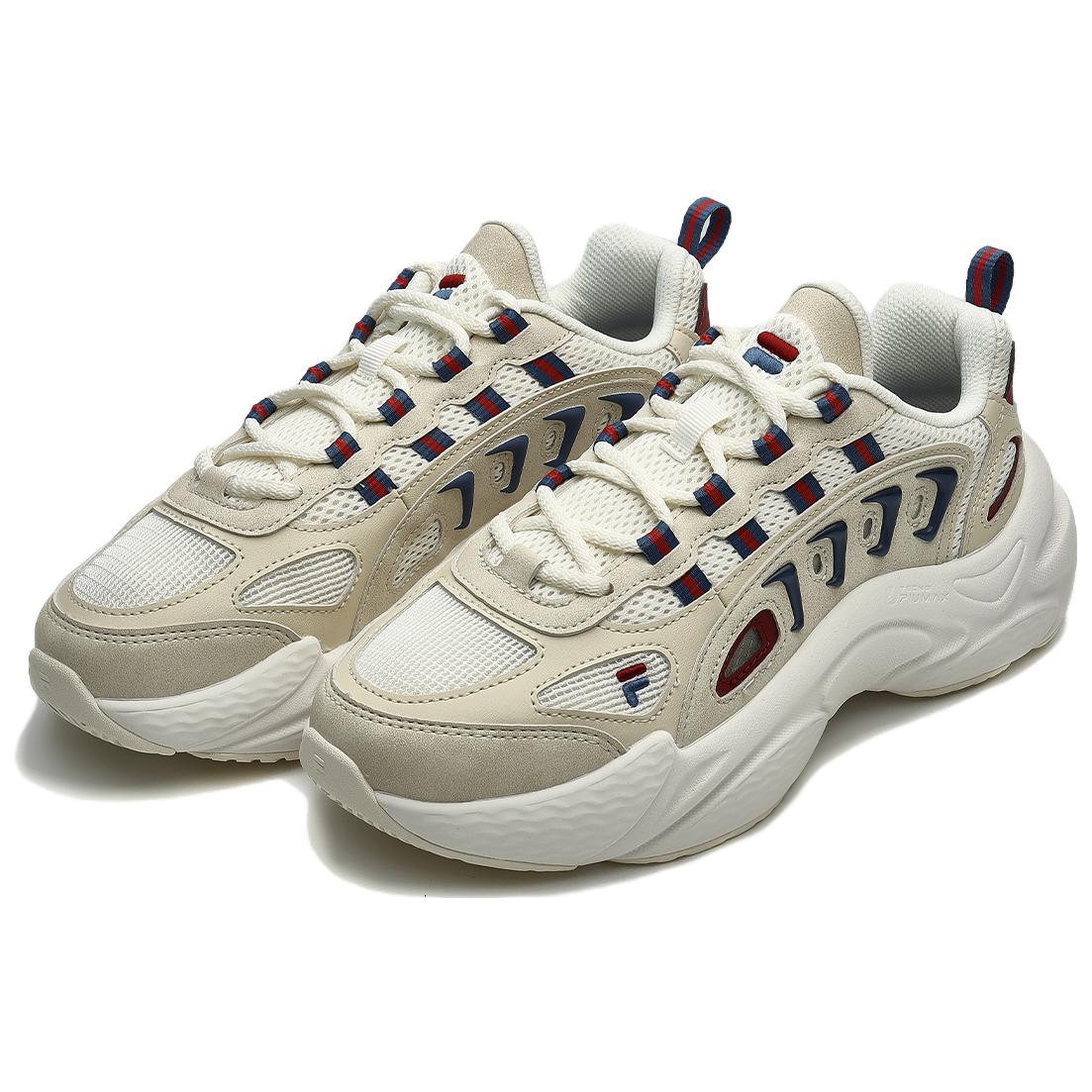 Lookbook FILA FUSION斐樂潮牌 舒適百搭 防滑耐磨 低幫 老爹鞋 男款 白色