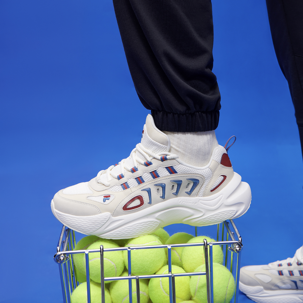 Cheap FILA FUSION斐樂潮牌 舒適百搭 防滑耐磨 低幫 老爹鞋 男款 白色