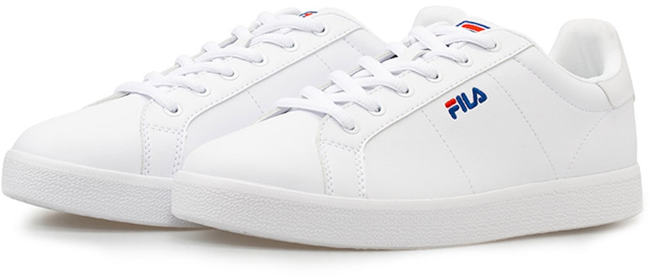 FILA FUSION Fila Court Deluxe 'Triple White' T12M034304FWT Order FILA FUSION Fila Court Deluxe 'Triple White' T12M034304FWT