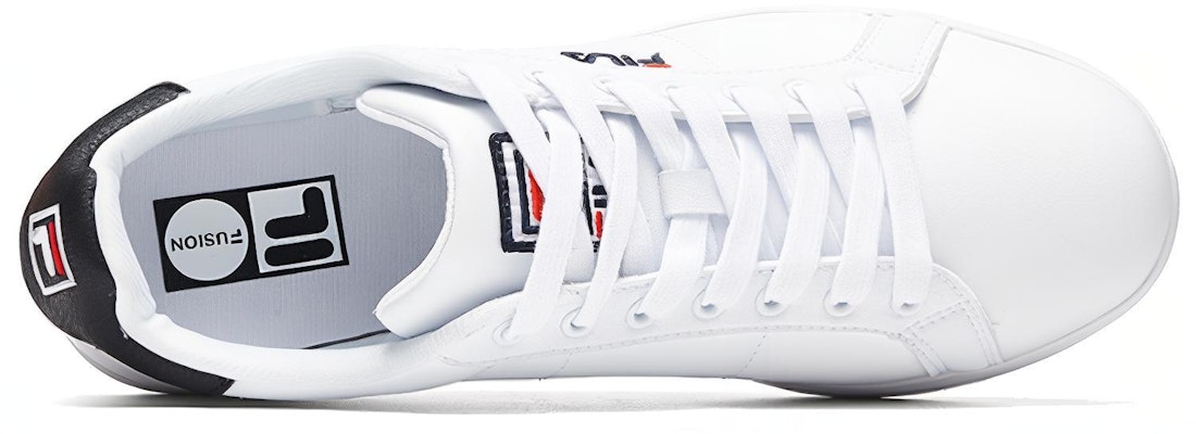 FILA FUSION Fila Court Deluxe 'White Black' T12M014302FWB Lookbook FILA FUSION Fila Court Deluxe 'White Black' T12M014302FWB
