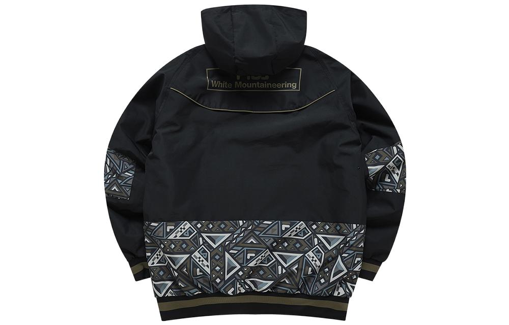 FILA Fusion FIRST DOWN FREAK’S STORE Colorblock Logo Print Jacket Black  Set T11M217902F-BK 圖 3