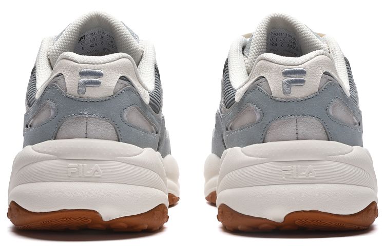 Shop FILA FUSION斐樂潮牌 Flash 復古時尚運動休閒 低幫 跑步鞋 男款 灰色