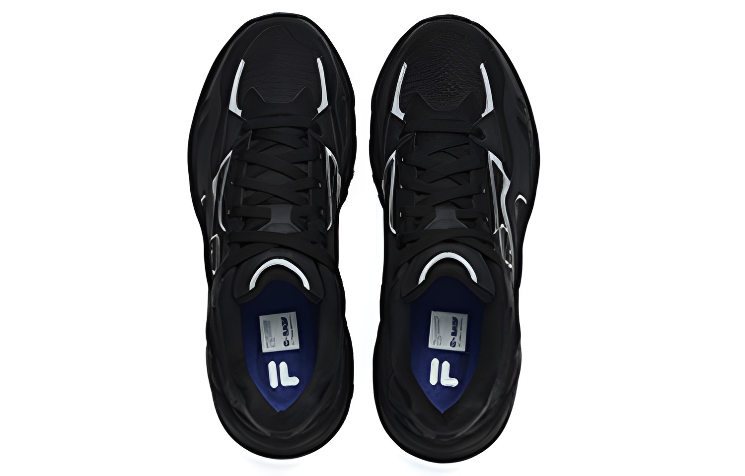 Lookbook 휠라 퓨전 플래시 스니커즈 '블랙' (휠라 퓨전 플래시 블랙) T12M231117FBK