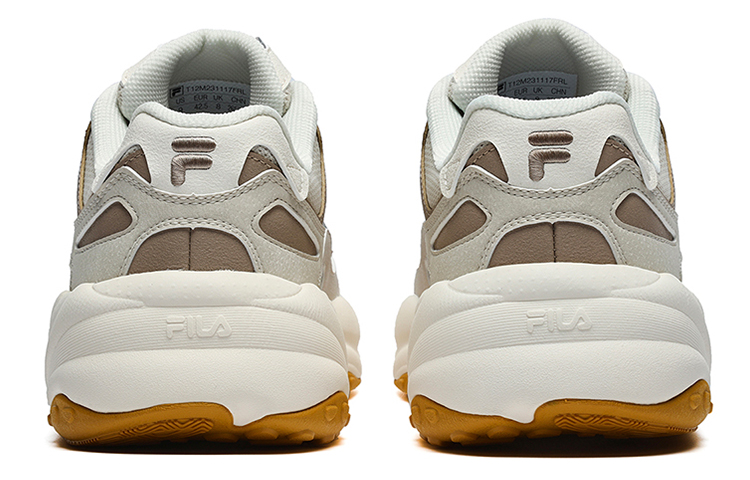 Shop FILA FUSION フラッシュスニーカー (グレーブラウン) T12M231117FRL
