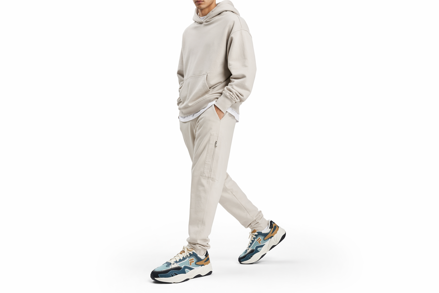 Order Baskets FILA FUSION Flash ''Bleu Beige'' T12M321101FHO