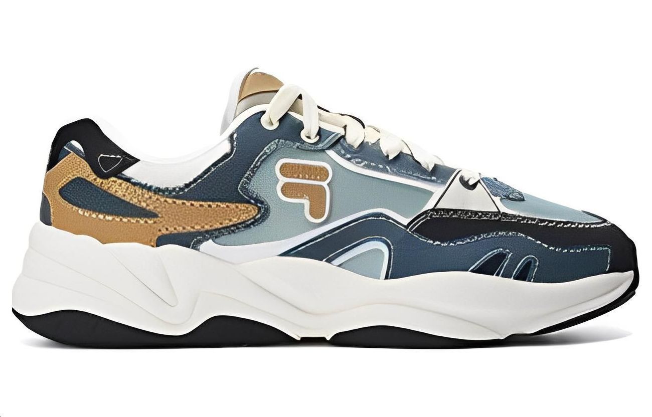 Lookbook Baskets FILA FUSION Flash ''Bleu Beige'' T12M321101FHO