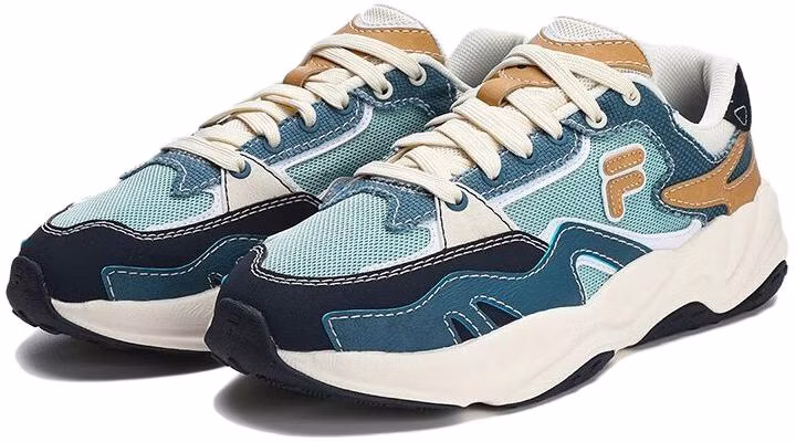 Baskets FILA FUSION Flash ''Bleu Beige'' T12M321101FHO Shop Baskets FILA FUSION Flash ''Bleu Beige'' T12M321101FHO