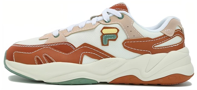 FILA FUSION フラッシュスニーカー 'ブラウンホワイト' T12M331103F T12M331103F Buy FILA FUSION フラッシュスニーカー 'ブラウンホワイト' T12M331103F T12M331103F