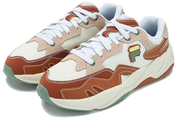 FILA FUSION フラッシュスニーカー 'ブラウンホワイト' T12M331103F T12M331103F Lookbook FILA FUSION フラッシュスニーカー 'ブラウンホワイト' T12M331103F T12M331103F