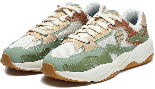 FILA FUSION フラッシュ (グリーン/ホワイト) T12M321101FGM Lookbook FILA FUSION フラッシュ (グリーン/ホワイト) T12M321101FGM