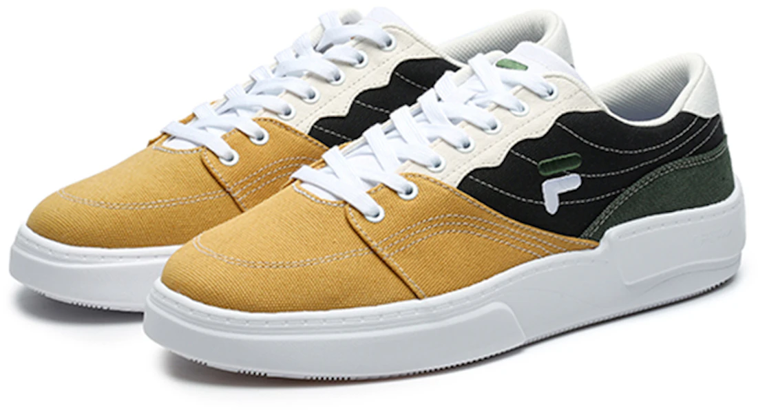 FILA FUSION フリップ イエローブラック T12M228211FNB Lookbook FILA FUSION フリップ イエローブラック T12M228211FNB