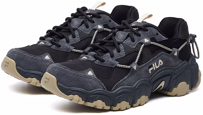 FILA FUSION Fluid '黑棕色' T12M041109FBK Shop FILA FUSION Fluid '黑棕色' T12M041109FBK