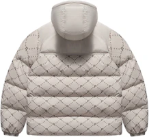 Lookbook FILA FUSION FOB 寬鬆連帽羽絨外套 米色 男女款 T11U443904F-LK