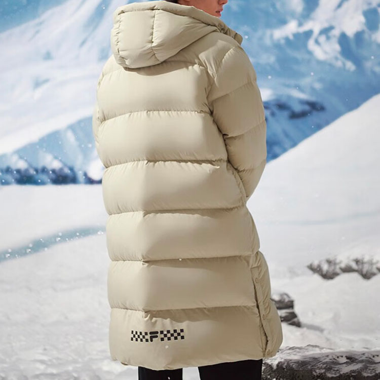 Cheap Chaqueta Larga con Capucha FILA FUSION FOB Unisex Gris Oscuro a Prueba de Viento. T11U343905F-DK