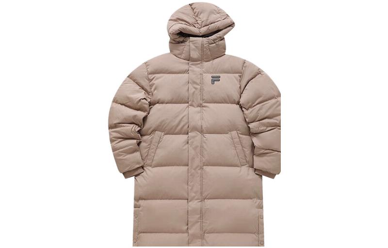 Order FILA FUSION FOB系列防风保暖长款羽绒服 男女同款 暖棕色 T11U343905F-BN