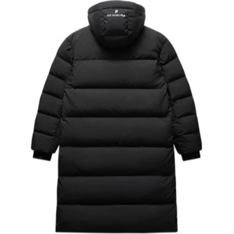 Lookbook FILA Fusion FOB Unisex Black Windproof Warm Down Jacket Casual Fashion Style T11U443903F