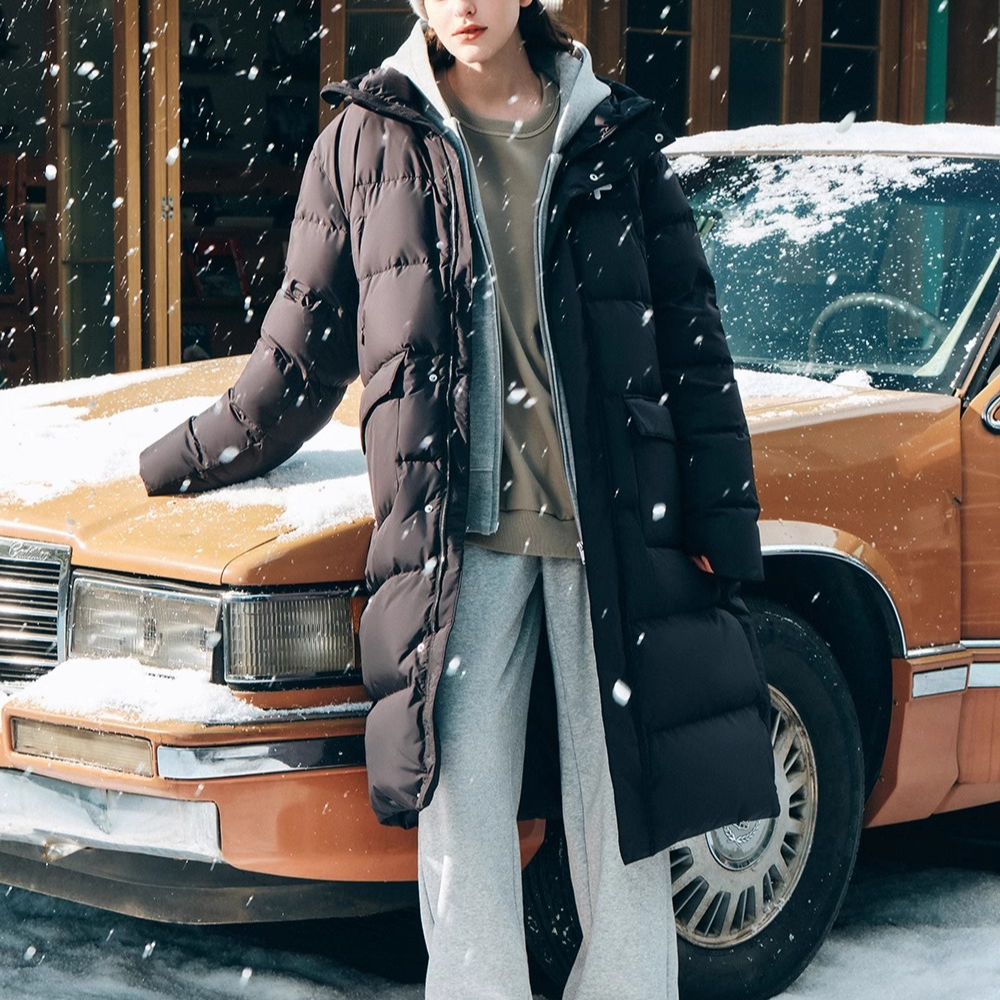 Purchase FILA Fusion FOB Unisex Black Windproof Warm Down Jacket Casual Fashion Style T11U443903F