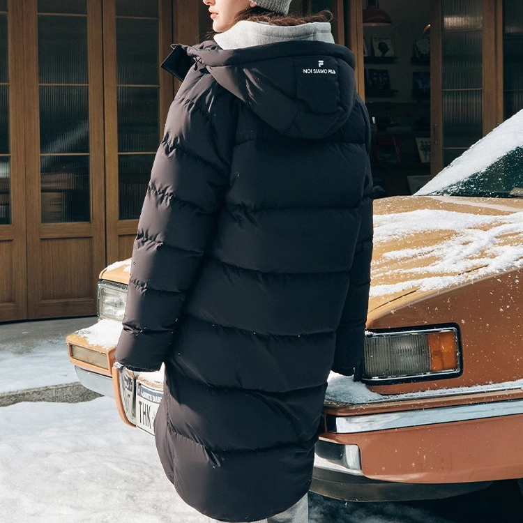 Details for FILA Fusion FOB Unisex Black Windproof Warm Down Jacket Casual Fashion Style T11U443903F