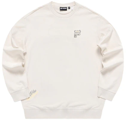 FILA FUSION FOB 男女款寬鬆圓領衛衣-麥芽色 T11U333206FBG Order FILA FUSION FOB 男女款寬鬆圓領衛衣-麥芽色 T11U333206FBG
