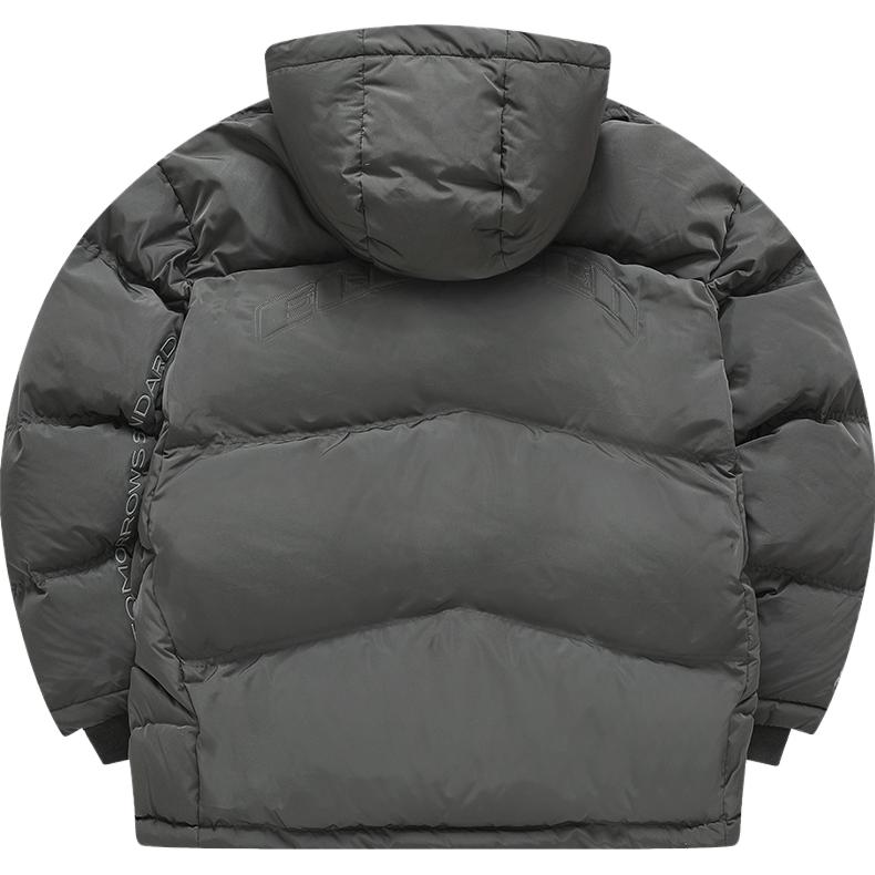 Lookbook FILA FUSION FUSIONEER 1911 黑色連帽羽絨外套-時尚保暖款 T11U343901F-BK