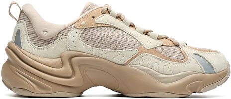 Order Fila Fusion斐樂潮牌 Heritage Running 耐磨防滑 復古低筒休閒老爹鞋 淺卡其
