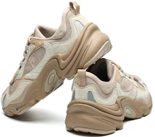 Shop Fila Fusion斐樂潮牌 Heritage Running 耐磨防滑 復古低筒休閒老爹鞋 淺卡其