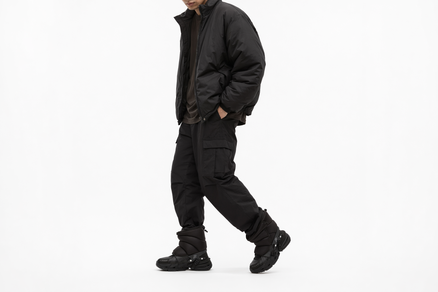 Order FILA FUSION 斐樂潮牌 百搭 防滑耐磨 高筒 生活休閒鞋