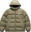Order FILA FUSION Hooded Puffer Jacket Green - Casual, Windproof, Warm Winter Wear. T11U443905F-KK