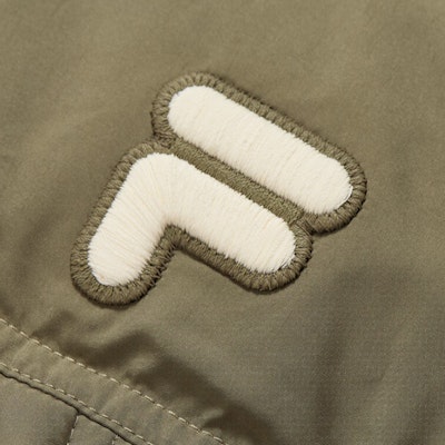 FILA FUSION Hooded Puffer Jacket Green - Casual, Windproof, Warm Winter Wear. T11U443905F-KK Details for FILA FUSION Hooded Puffer Jacket Green - Casual, Windproof, Warm Winter Wear. T11U443905F-KK