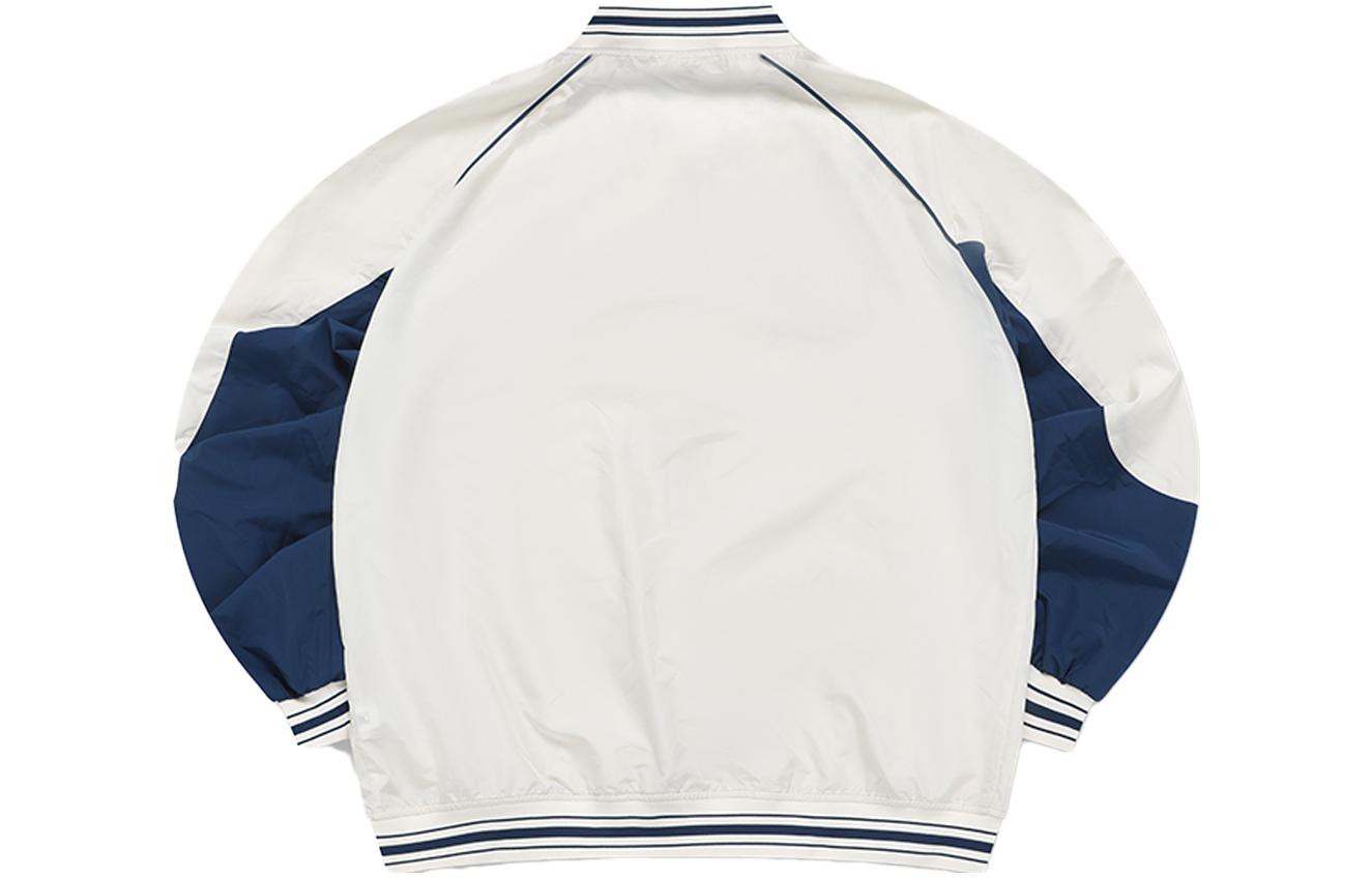 FILA FUSION Jasmine White Colorblock Logo Print Loose-fit Bomber Jacket T11M332706F-IV 圖 3