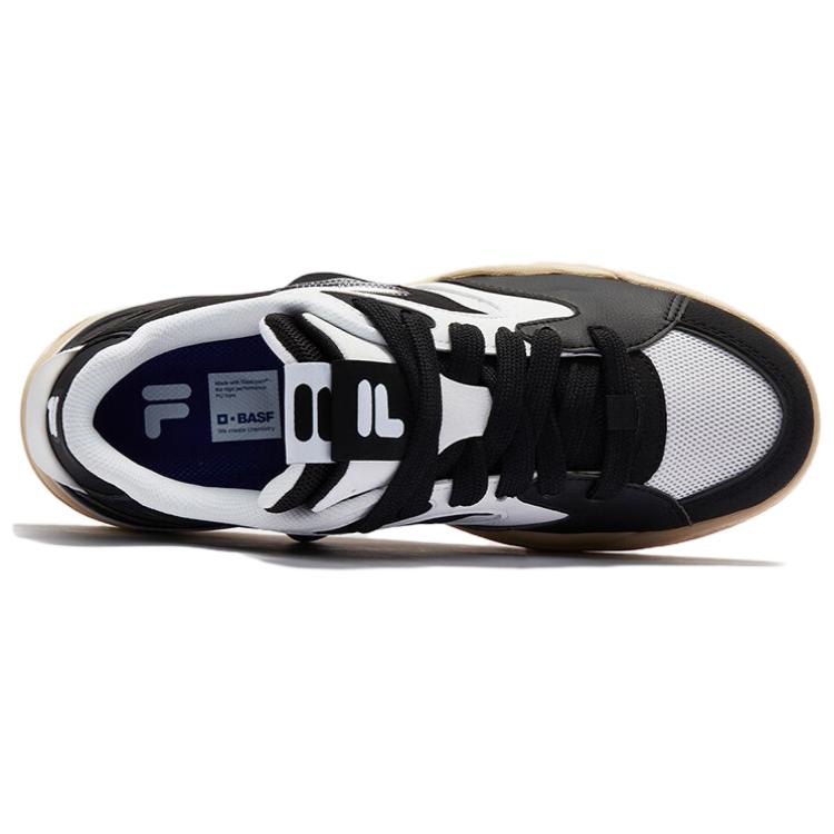 Order FILA FUSION斐樂潮牌 KICK 舒適經久 防滑耐磨 低筒 生活休閒鞋 男款 黑白色