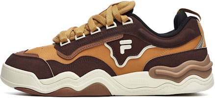 FILA FUSION Kick Sneakers 'Brown Orange' T12M242203FAD FILA FUSION Kick Sneakers 'Brown Orange' T12M242203FAD