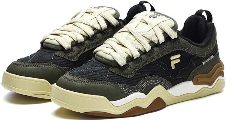 斐乐融合款 运动鞋 '黑褐色' T12M312201FPO Lookbook 斐乐融合款 运动鞋 '黑褐色' T12M312201FPO