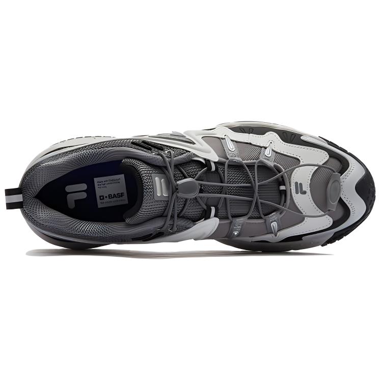 Lookbook FILA FUSION斐樂潮牌 KRIPTONITE 舒適耐用 防滑透氣 低筒 休閒生活鞋 男款 灰色
