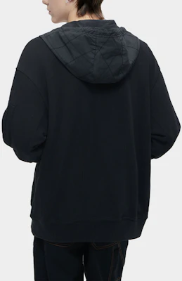 FILA Fusion 字母標誌印花拼色連帽針織外套 黑色 男女通用 T11U413504F-BK Purchase FILA Fusion 字母標誌印花拼色連帽針織外套 黑色 男女通用 T11U413504F-BK